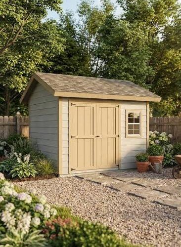 Storage sheds, workshops and garden buildings, built on site to suit your yard rather than dropped off a truck.